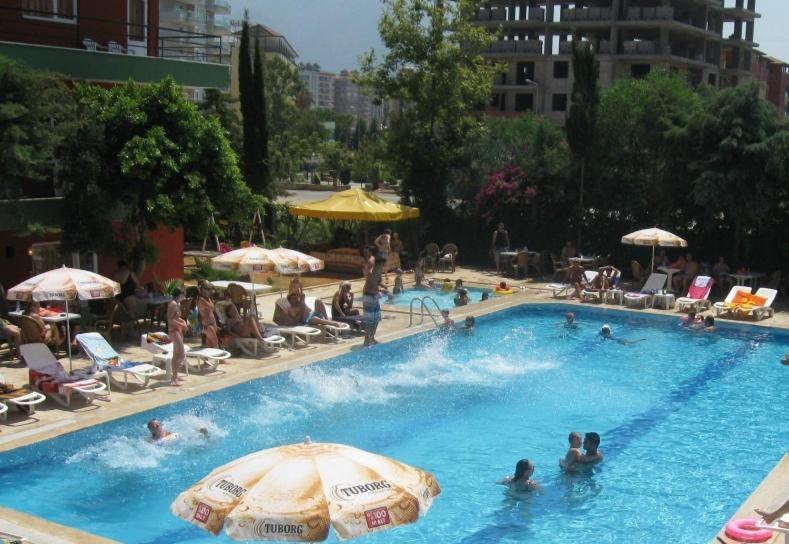 Club Bayar Beach Hotel Алания Экстерьер фото