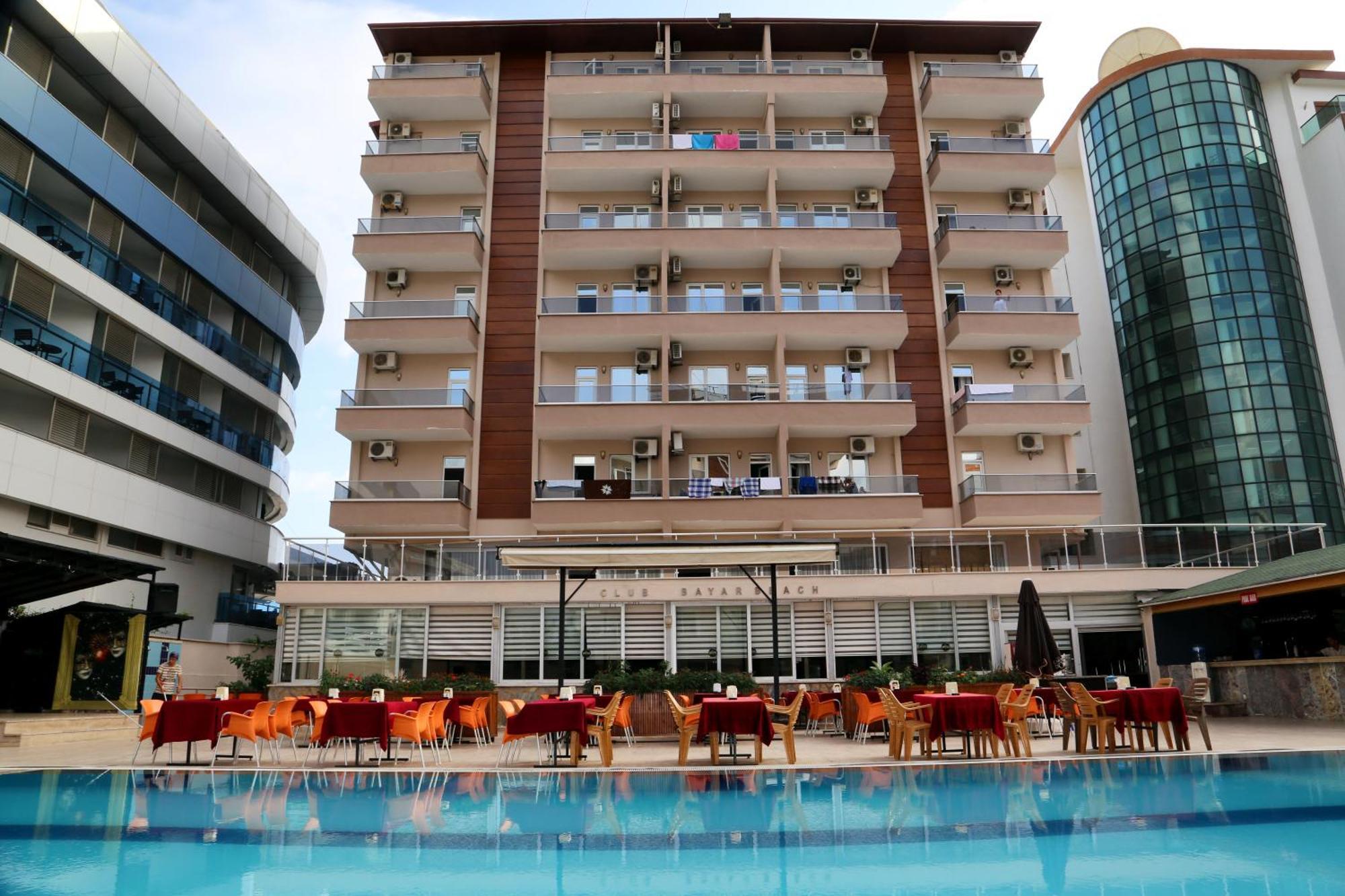 Club Bayar Beach Hotel Алания Экстерьер фото