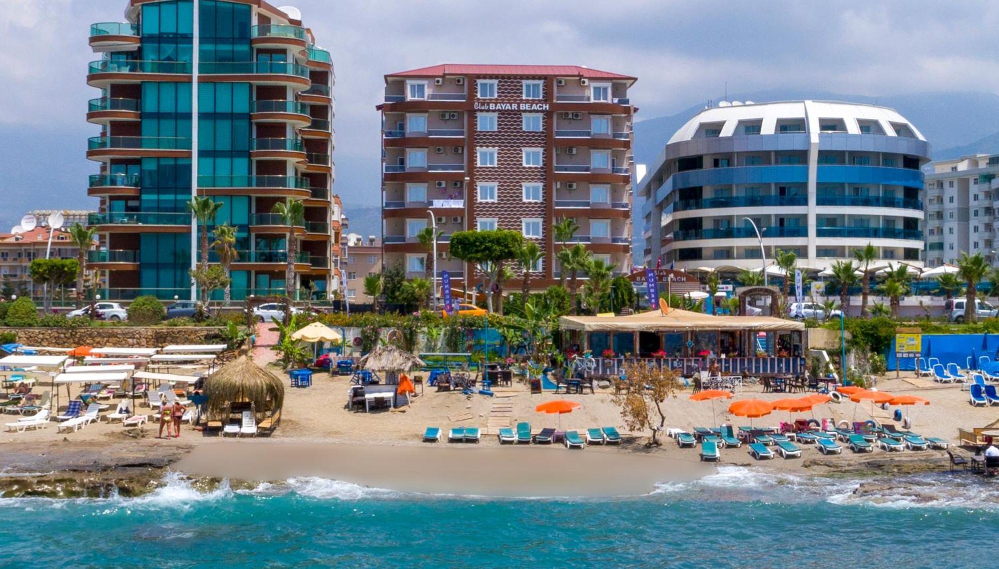 Club Bayar Beach Hotel Алания Экстерьер фото